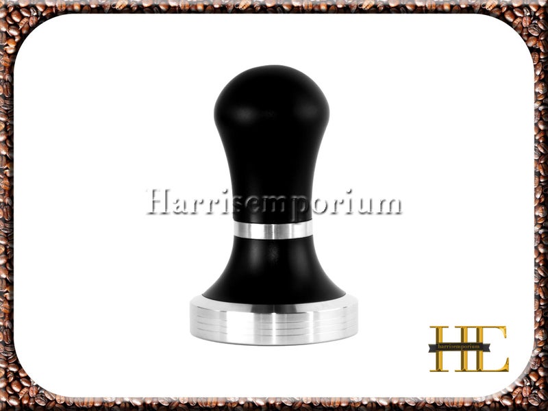 Coffee tamper 58mm tamper black/chrome Rocket Wega BES920 E61 Carousel 1