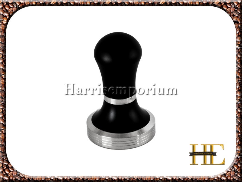 Coffee tamper 58mm tamper black/chrome Rocket Wega BES920 E61 Carousel 2