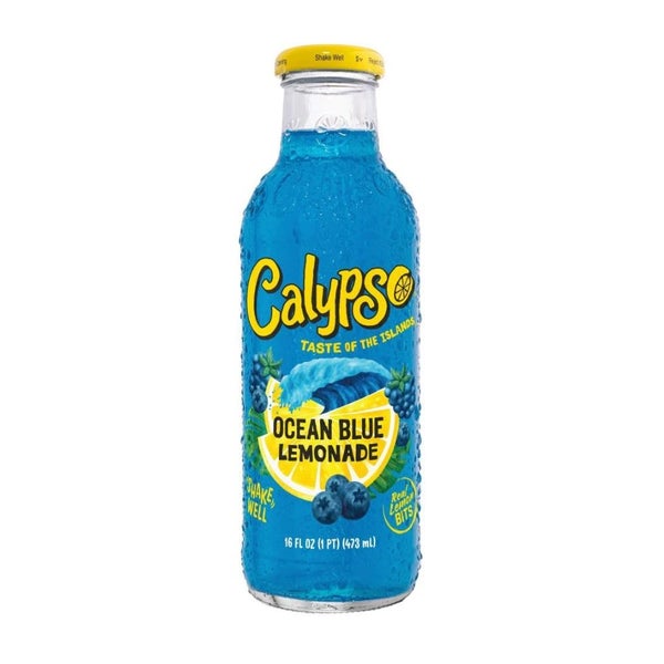 12 x Calypso Ocean Blue Lemonade - 473ml Carousel 1