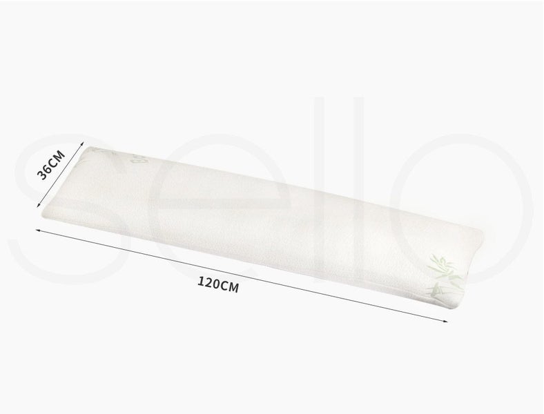 Dreamz Body Pillow Memory Foam Long Full Cushion Sleep Maternity Nursing Support Carousel 9