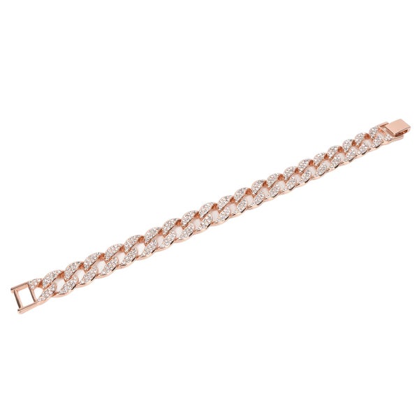 cuban bracelet rhinestone anklet cuba's chain hip hop couple cuban bracelet Carousel 2