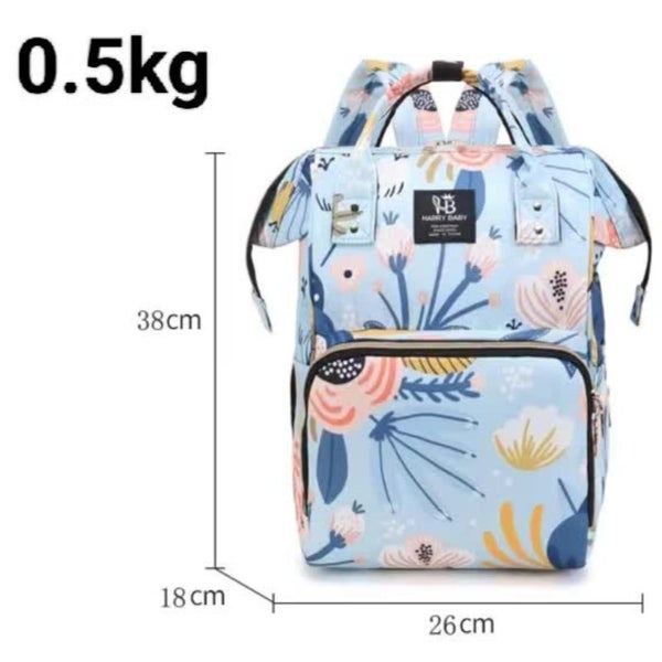 Elosung Large Capacity Multi Functional Little One Diaper Backpack Stylish Trave Carousel 2