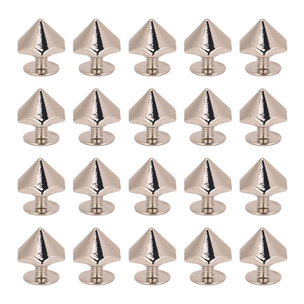 binding rivets 20PCS Binding Rivets 10mm Hexagonal Cone Rivet and Crossed Screws Carousel 8