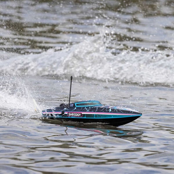 Proboat 8053T1 Recoil 2 18" Self-Righting Brushless Deep-V RTR, Shreddy Carousel 1