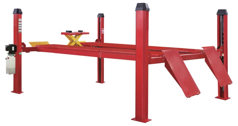 4 Post Wheel Alignment Hoist, 5000kg, 5M Runway Carousel 1