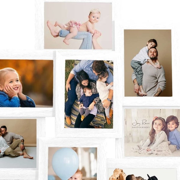 Collage Photo Frame for Picture 10 Pcs 13x18 Cm White Mdf Ttxino62943347283203113
