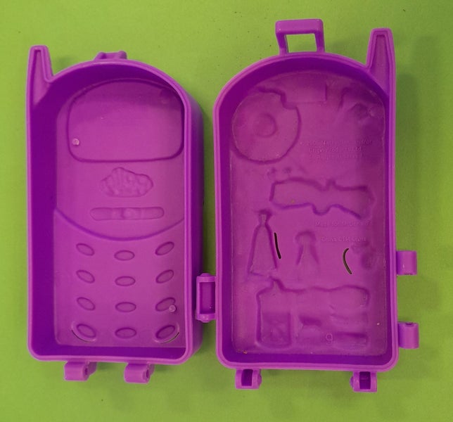 Polly Pocket toy, purple case for doll (BK 2007) Carousel 3