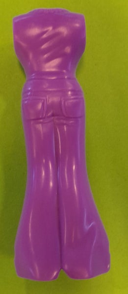 Polly Pocket toy, purple clip-on pants outfit for doll Carousel 2