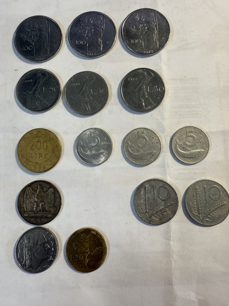 15 ASSORTED ITALIAN COINS Carousel 1