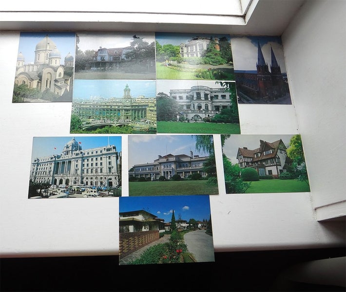 a set of old Chinese postcards (x10) - Shanghai European Classical Architecture Carousel 1