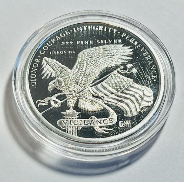 1 oz Trump FIGHT! Silver Round (capsule included) Carousel 2