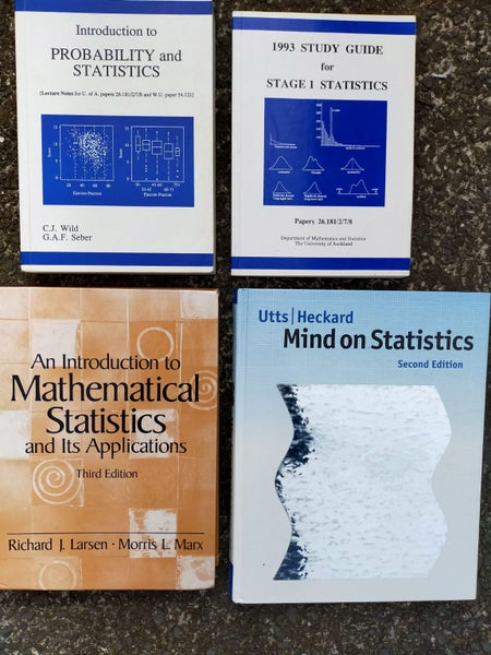 Statistics books for individual sale Carousel 1