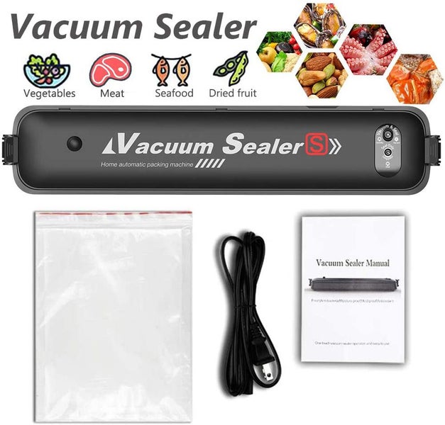 Vacuum Sealer Machine Food Preservation Storage Saver Automatic With 10 Seal Bag Carousel 1