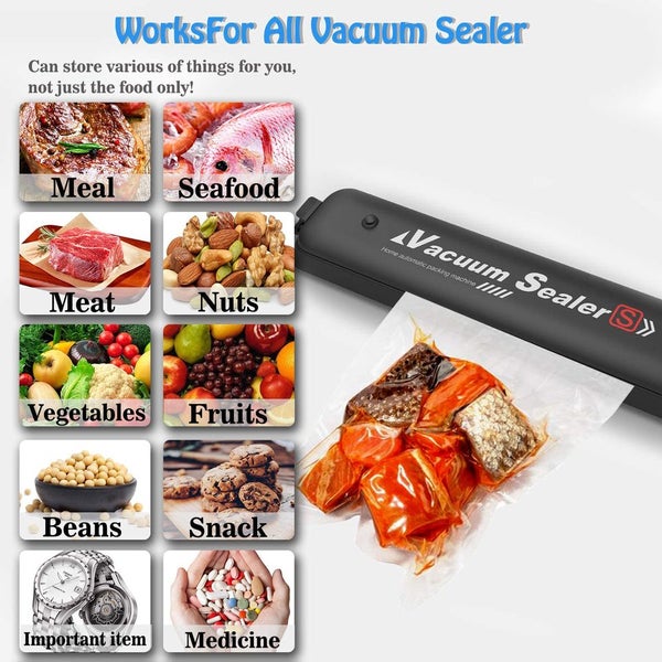 Vacuum Sealer Machine Food Preservation Storage Saver Automatic With 10 Seal Bag Carousel 2