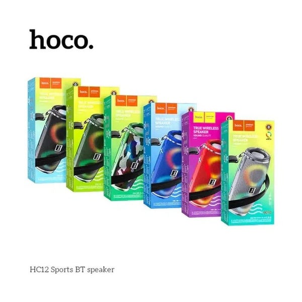 Hoco HC12 10W Premium Bluetooth Speaker w/ Light & Strap Black- Brand New Carousel 4