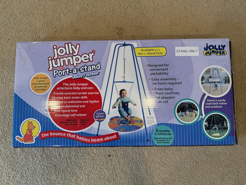 Jolly Jumper with Stand & Musical Mat Carousel 1
