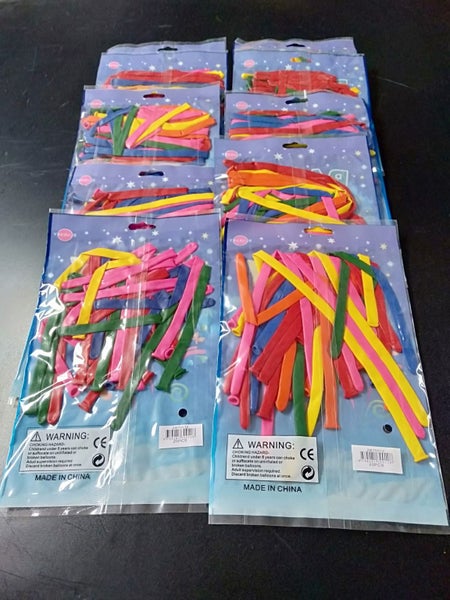 Shape balloons make animals Bulk ( 10 packs ) Carousel 1