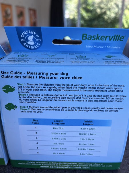 Baskerville Ultra dog muzzle size 3 Carousel 2