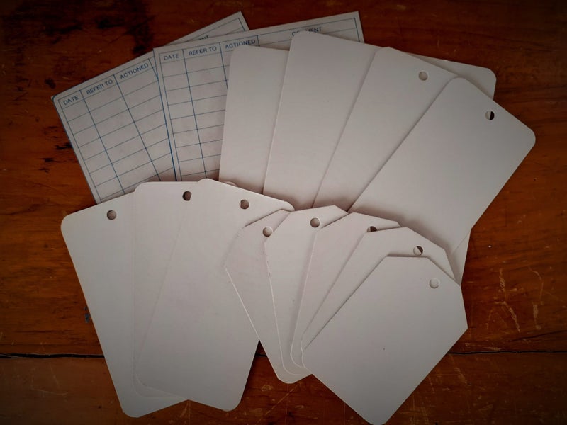 Junk Journal Upcycled Cards and Tags - Ready to Decorate Carousel 1