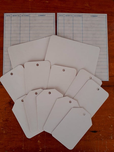 Junk Journal Upcycled Cards and Tags - Ready to Decorate Carousel 6