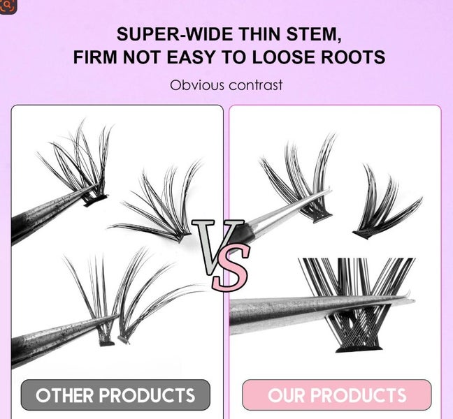 A Set of 240pcs of Synthetic Mink Eyelashes, Available in 30D/40D #AF117 Carousel 5