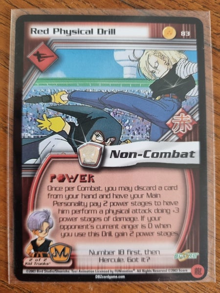 Red Physical Drill #83 Babidi Saga - 3-Star (NM) Limited Carousel 1