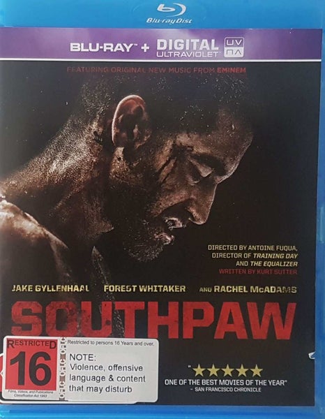 SOUTHPAW BLURAY ( EXCELLENT CONDITION) Carousel 1