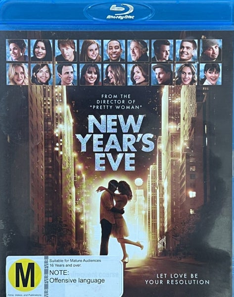 NEW YEARS EVE BLURAY ( EXCELLENT CONDITION)
