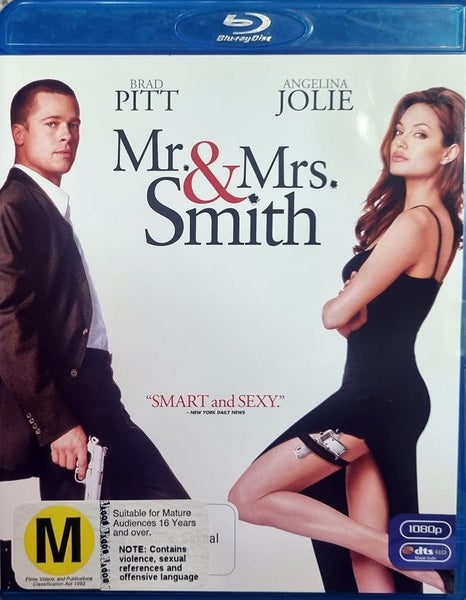 MR & MRS SMITH BLURAY ( EXCELLENT CONDITION) BRAD PITT Carousel 1