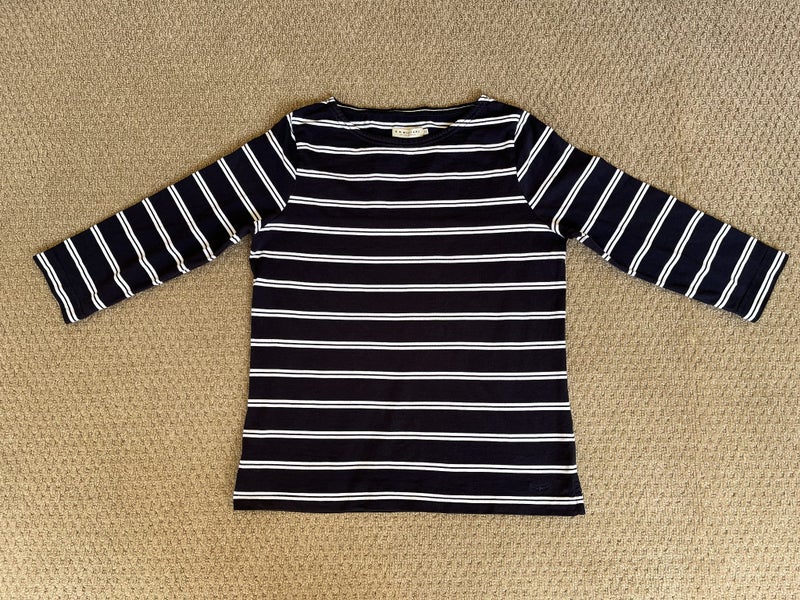 RM Williams 100% cotton stripe long sleeve top Carousel 1