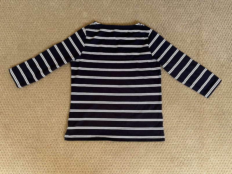 RM Williams 100% cotton stripe long sleeve top Carousel 2