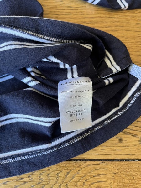 RM Williams 100% cotton stripe long sleeve top Carousel 5