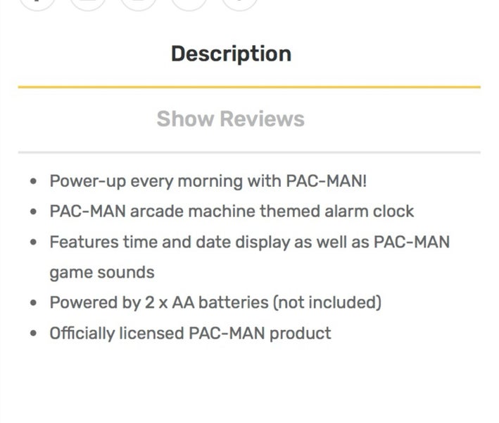 Pac man clock and alarm Carousel 5
