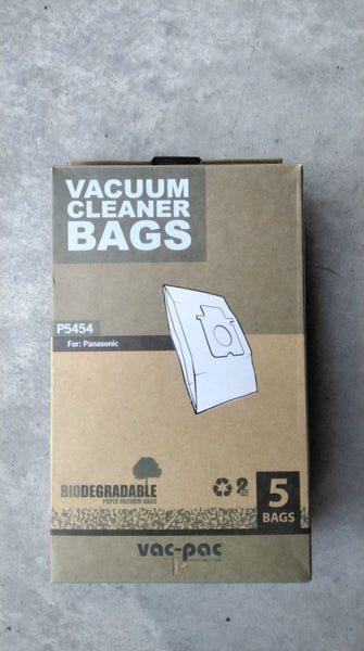 5 Panasonic Vacuum Cleaner Bags with Filter Carousel 1