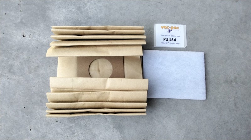 5 Panasonic Vacuum Cleaner Bags with Filter Carousel 2