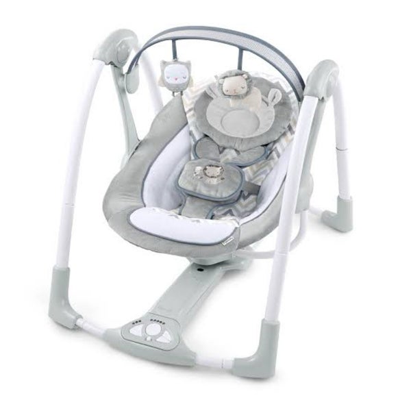 Ingenuity power adapt portable baby swing - Braden Carousel 1