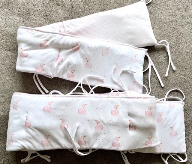 Swan Princess cot bumper by Living Textiles Carousel 1
