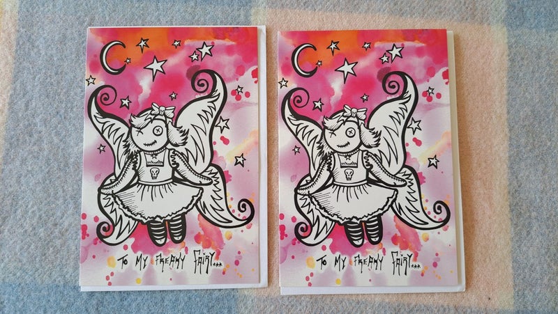 2 cards with envelopes Carousel 1