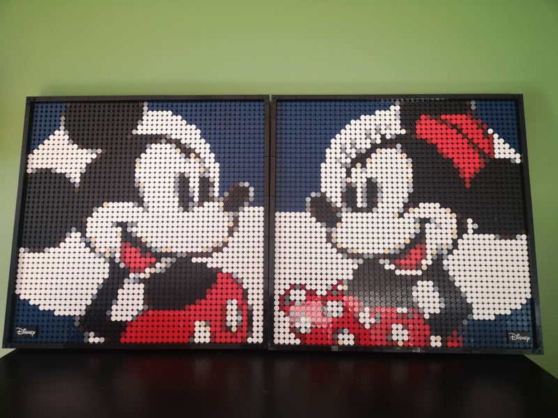 2 x Lego Art 31202 Disney's Mickey Mouse & Minnie Mouse Carousel 1