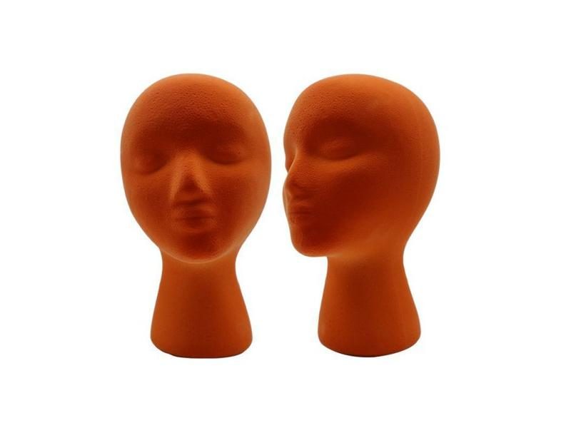 Female Mannequin Styling Head Mold Wig Glasses Hair Accessories Holder Showing Carousel 1