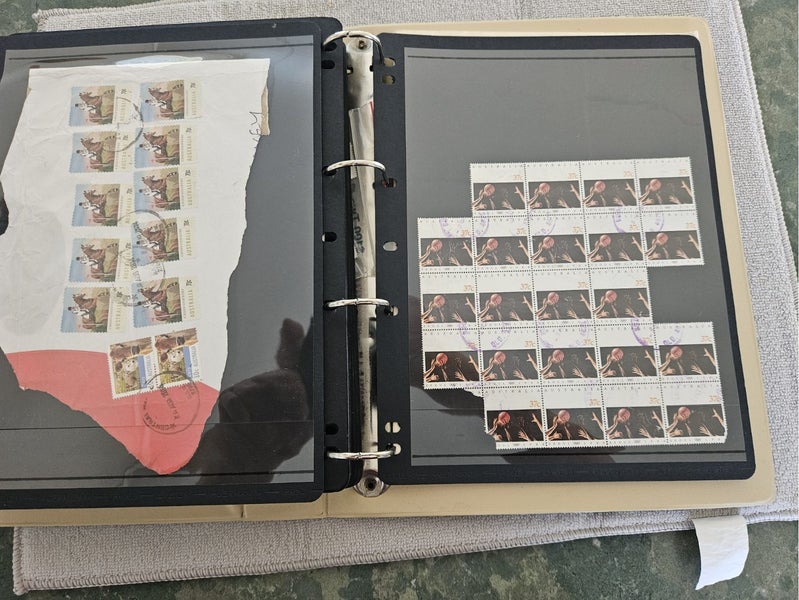 Hagner Stamp Album with 32 pages Australian stamps Carousel 6