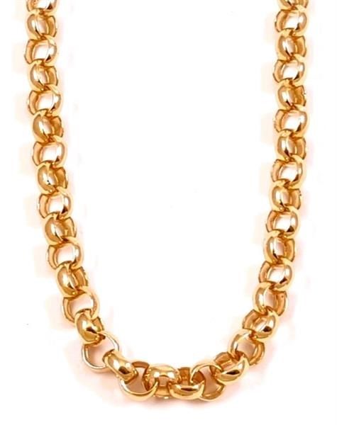 9CT Yellow Gold Belcher Chain Carousel 1