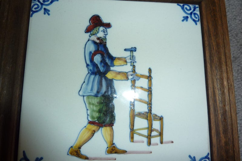 Hand made Tile by "Harlingen " Holland Carousel 2