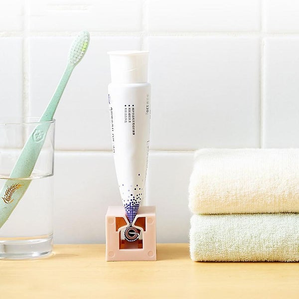 Set Of 4 White Toothpaste Squeezers Rolling Tube Dispensers Carousel 5