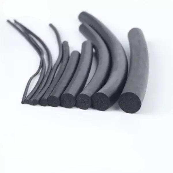 Black Foamed Silicone Rubber Seal Strip Round Dia 3 4 5 6 7 8 Mm Oring Line Carousel 2