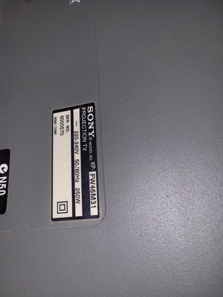 Sony KP FW46M31 TV with Stand Carousel 10