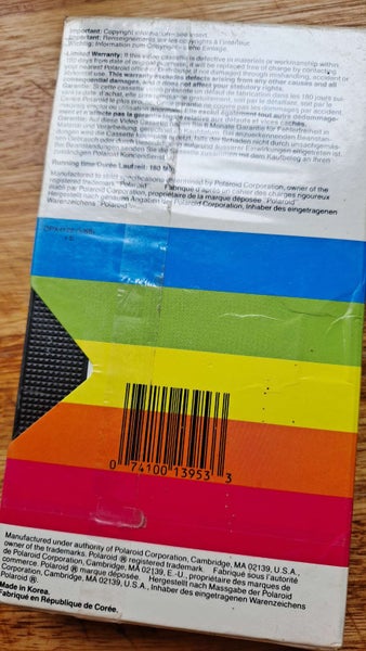 Polaroid HS video cassette NEW Carousel 2