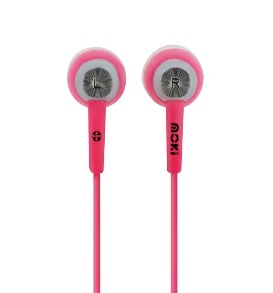 Moki Hyperbuds In-Ear Earphones - Pink Carousel 2