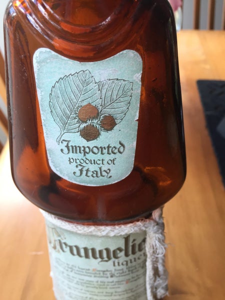 Frangelio liqueur Bottle with original tie Carousel 2