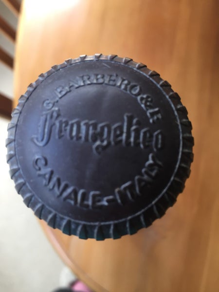Frangelio liqueur Bottle with original tie Carousel 6